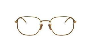 Óculos graduados Ray Ban 0RX6496 Dourados Quadrada - 1
