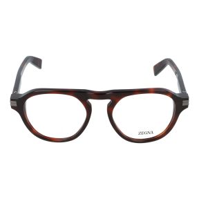 Óculos graduados Ermenegildo Zegna EZ5281 Castanho Aviador - 2
