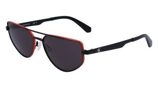 Óculos de sol Calvin Klein Jeans CKJ23220S Preto Aviador - 1