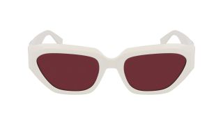 Óculos de sol Calvin Klein Jeans CKJ23652S Beige Retangular - 2
