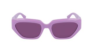 Óculos de sol Calvin Klein Jeans CKJ23652S Lilás Retangular - 2