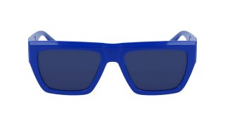 Óculos de sol Calvin Klein Jeans CKJ23653S Azul Retangular - 2