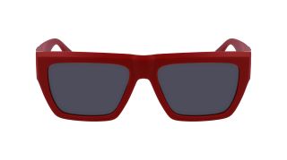 Óculos de sol Calvin Klein Jeans CKJ23653S Vermelho Retangular - 2