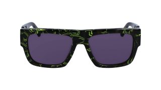 Óculos de sol Calvin Klein Jeans CKJ23654S Preto Retangular - 2