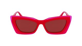Óculos de sol Calvin Klein Jeans CKJ23656S Rosa/Vermelho-Púrpura Borboleta - 2