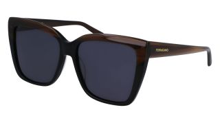 Óculos de sol SALVATORE FERRAGAMO SF1102S Castanho Retangular - 1