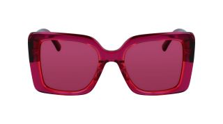 Óculos de sol Karl Lagerfeld KL6126S Rosa/Vermelho-Púrpura Retangular - 2