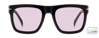 Óculos de sol David Beckham DB 7000/S FLAT Preto Quadrada - 2