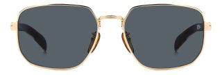 Óculos de sol David Beckham DB 7121/G/S Preto Retangular - 2