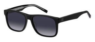 Óculos de sol Tommy Hilfiger TH 2073/S Preto Retangular - 1