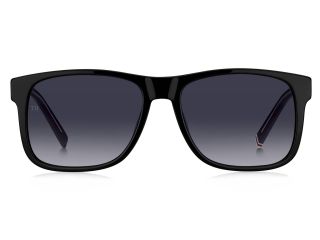 Óculos de sol Tommy Hilfiger TH 2073/S Preto Retangular - 2