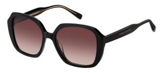 Óculos de sol Tommy Hilfiger TH 2105/S Preto Quadrada - 1