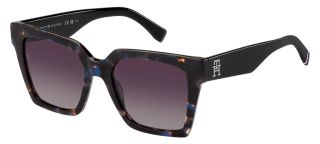 Óculos de sol Tommy Hilfiger TH 2100/S Azul Quadrada - 1