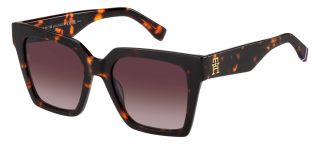 Óculos de sol Tommy Hilfiger TH 2100/S Castanho Quadrada - 1