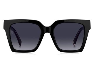 Óculos de sol Tommy Hilfiger TH 2100/S Preto Quadrada - 2