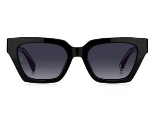 Óculos de sol Tommy Hilfiger TH 2101/S Preto Borboleta - 2