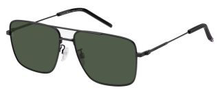 Óculos de sol Tommy Hilfiger TH 2110/S Preto Retangular - 1
