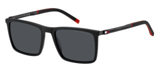Óculos de sol Tommy Hilfiger TH 2077/S Preto Retangular - 1