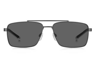 Óculos de sol Tommy Hilfiger TH 2078/S Preto Retangular - 2