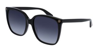 Óculos de sol Gucci GG0022S Preto Borboleta