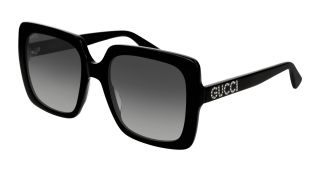Óculos de sol Gucci GG0418S Preto Retangular