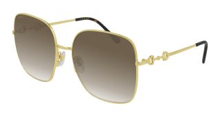 Óculos de sol Gucci GG0879S Dourados Retangular