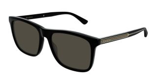 Óculos de sol Gucci GG0381SN Preto Retangular