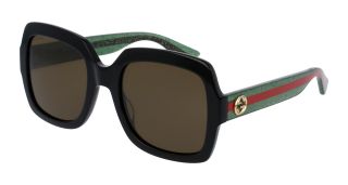Óculos de sol Gucci GG0036SN Preto Retangular
