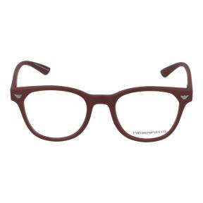 Óculos graduados Emporio Armani 0EA3240U Grená Redonda - 2