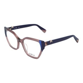 Óculos graduados Furla VFU761V Beige Borboleta - 1