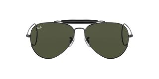 Óculos de sol Ray Ban 0RB3030 OUTDOORSMAN I Preto Aviador - 2