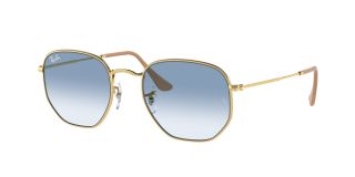 Óculos de sol Ray Ban 0RB3548 HEXAGONAL Dourados Quadrada - 1