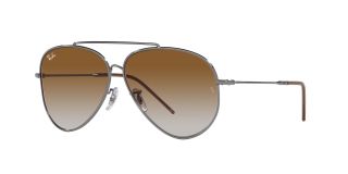 Óculos de sol Ray Ban 0RBR0101S AVIATOR REVERSE Prateados Aviador - 1