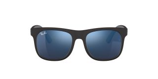 Óculos de sol Ray Ban Junior 0RJ9069S JUNIOR JUSTIN Preto Quadrada - 2