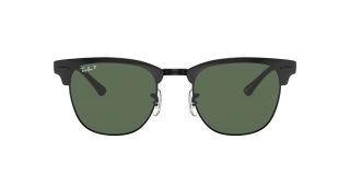 Óculos de sol Ray Ban 0RB3716 CLUBMASTER METAL Preto Quadrada - 2