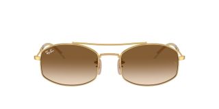 Óculos de sol Ray Ban 0RB3719 Dourados Ovalada - 2