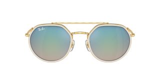 Óculos de sol Ray Ban 0RB3765 Dourados Quadrada - 2
