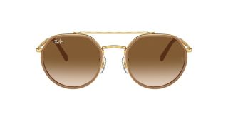 Óculos de sol Ray Ban 0RB3765 Dourados Quadrada - 2