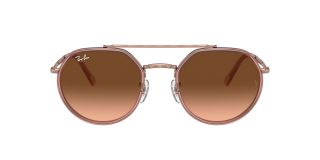 Óculos de sol Ray Ban 0RB3765 Dourados Quadrada - 2