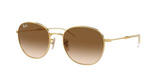 Óculos de sol Ray Ban 0RB3809 Dourados Redonda - 1