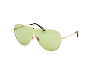 Óculos de sol Tom Ford FT1158 KEATING Dourados Aviador - 1