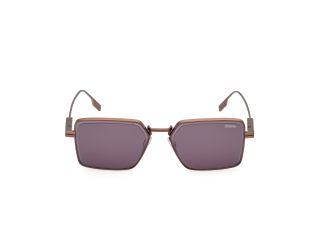 Óculos de sol Ermenegildo Zegna EZ0243 Dourados Retangular - 2