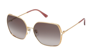Óculos de sol Nina Ricci SNR301 Dourados Quadrada