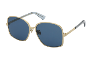 Óculos de sol Nina Ricci SNR400 Dourados Quadrada