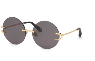 Óculos de sol Roberto Cavalli SRC006 Dourados Quadrada