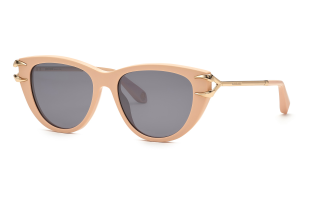 Óculos de sol Roberto Cavalli SRC031 Beige Borboleta