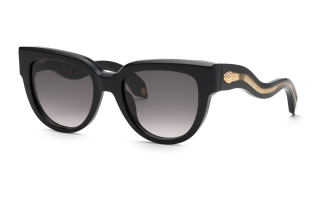 Óculos de sol Roberto Cavalli SRC054 Preto Borboleta