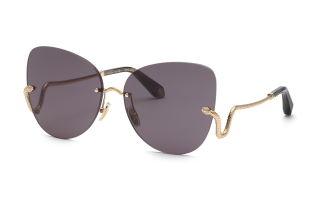 Óculos de sol Roberto Cavalli SRC062 Dourados Borboleta