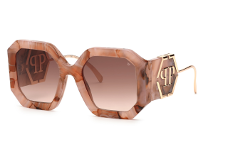 Óculos de sol PHILIPP_PLEIN SPP067 Rosa/Vermelho-Púrpura Quadrada