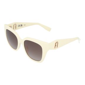 Óculos de sol Furla SFU812 Branco Quadrada - 1